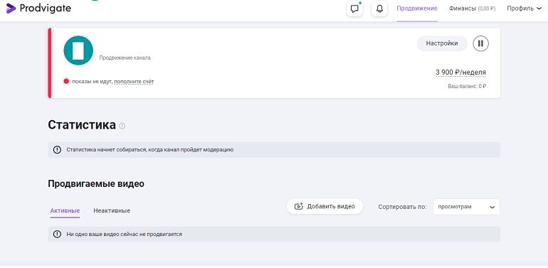 Prodvigate статистика в кабинете prodvigate.com статистика